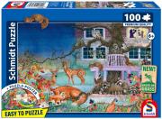 Opakowanie Puzzle 100 PQ Zwierzęta nocą 113646