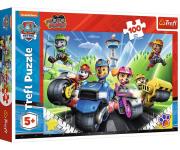 Opakowanie Puzzle 100 Psi Patrol na motorach TREFL
