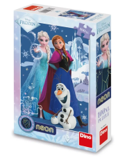 Puzzle 100 świecące w ciemności Kraina Lodu Frozen. Wydawca: Dino Toys. Dadada.pl Opakowanie Puzzle 100 świecące w ciemności Kraina Lodu Frozen