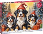 Opakowanie Puzzle 1000 CherryPazzi Holiday Puppies 31254
