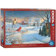 Opakowanie Puzzle 1000 Country Cardinals by Sam Timm 6000-0981