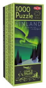 Puzzle 1000 el. Northern Lights Come to Finland. Wydawca: Tactic. Dadada.pl Opakowanie Puzzle 1000 el. Northern Lights Come to Finland