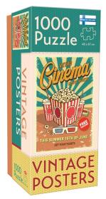 Okładka książki Puzzle 1000 el. Vintage: Retro Cinema /59212/