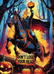 Opakowanie Puzzle 1000 Hall of Horror Jeżdziec bez głowy