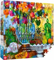 Opakowanie Puzzle 1000 Jesienny Stół