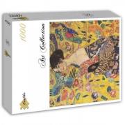 Opakowanie Puzzle 1000 Kobieta z wachlarzem, Gustav Klimt