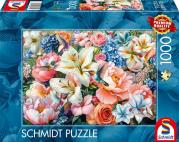 Opakowanie Puzzle 1000 Kolibry i kwiaty