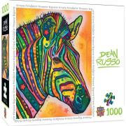 Opakowanie Puzzle 1000 Kolorowa zebra, Dean Russo