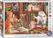 Opakowanie Puzzle 1000 Library Kittens 6000-5913