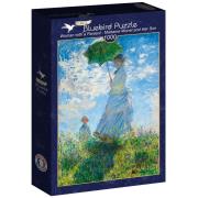 Opakowanie Puzzle 1000 Madam Monet z synem, Claude Monet