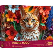 Opakowanie Puzzle 1000 Paper Art: Kot TREFL