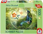 Opakowanie Puzzle 1000 PQ Silvia Christoph W lesie kolibrów 113656