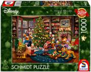 Opakowanie Puzzle 1000 PQ T.Kinkade Myszka Miki choinka Disney 113672
