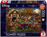 Opakowanie Puzzle 1000 PQ T.Kinkade Myszka Miki festiwal dyni Disney 113673