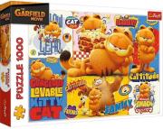 Opakowanie Puzzle 1000 Przygody Garfielda TREFL