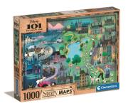 Opakowanie Puzzle 1000 Story Maps 101 Dalmatyńczyków