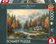 Opakowanie Puzzle 1000 Thomas Kinkade Jesienny wieczór