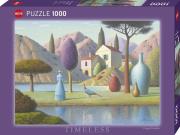 Opakowanie Puzzle 1000 Timeless, Pani w błękicie