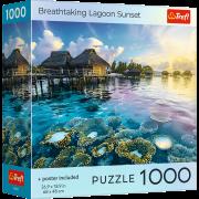 Opakowanie Puzzle 1000 USA Collection: Breathtaking Lagoon Sunset