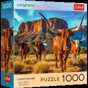Opakowanie Puzzle 1000  USA Collection Longhorns