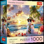 Puzzle 1000 USA Collection: Paradise Snowman. Wydawca: Trefl. Dadada.pl Opakowanie Puzzle 1000 USA Collection: Paradise Snowman