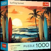 Opakowanie Puzzle 1000 USA Collection: Surfing Sunset