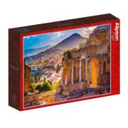 Opakowanie Puzzle 1000 Włochy, Taormina, Widok na teatr