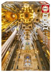 Opakowanie Puzzle 1000  Wnętrze Sagrada Familia Barcelona Hiszpania 111649