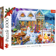 Opakowanie Puzzle 1000 XMAS Zimowy czas TREFL