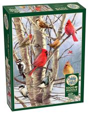 Opakowanie Puzzle 1000 Zimowe ptaki 113558