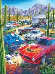 Opakowanie Puzzle 1000 Złomowisko, Michael Irvine