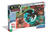 Opakowanie PUZZLE 104 EL SUPER KOLOR How to Train Your Dragon