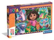 Opakowanie Puzzle 104 Maxi Super kolor Dora 25077