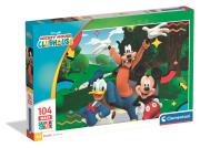 Opakowanie Puzzle 104 Maxi Super kolor Mickey Mouse Clubhouse 25018