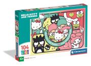 Opakowanie Puzzle 104 Super Color Hello Kitty
