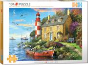 Opakowanie Puzzle 104 The Cottage Lighthouse by Dominic Davison 6704-6024