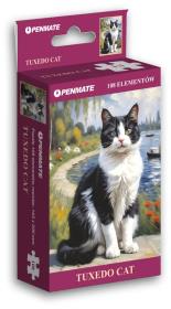 Opakowanie Puzzle 108 mini Garden Tuxedo Cat