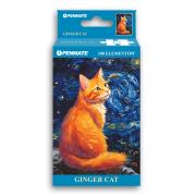 Opakowanie Puzzle 108 mini Starry Night Ginger Cat