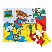 Opakowanie Puzzle 12 drewniane Pippi Langstrumpf