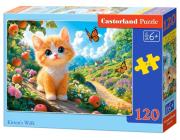Opakowanie Puzzle 120 Kitten's Walk CASTOR