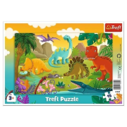 Opakowanie Puzzle 15 Ramkowe Dinozaury 31359
