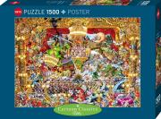Opakowanie Puzzle 1500 Chaos w operze (Puzzle+plakat)