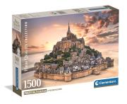 Opakowanie PUZZLE 1500 EL COMPACT  The Mount Saint-Michel Rising