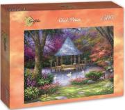 Puzzle 1500 Staw z łabędziami, Josephine Wall. Wydawca: Grafika. Dadada.pl Opakowanie Puzzle 1500 Staw z łabędziami, Josephine Wall