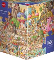 Opakowanie Puzzle 1500 W krainie Jogi (Puzzle+plakat)