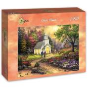 Puzzle 1500 Wieczorne spotkanie, Chuck Pinson. Wydawca: Grafika. Dadada.pl Opakowanie Puzzle 1500 Wieczorne spotkanie, Chuck Pinson
