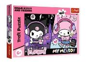 Opakowanie Puzzle 160 Kuromi rządzi Hello Kitty TREFL