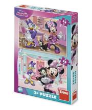 Opakowanie Puzzle 2-w-1 z Minnie i Daisy 24 i 48el