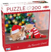 Opakowanie Puzzle 200 Paws and presents