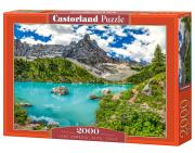 Opakowanie Puzzle 2000 Lake Sorapis, Alps, Italy CASTOR